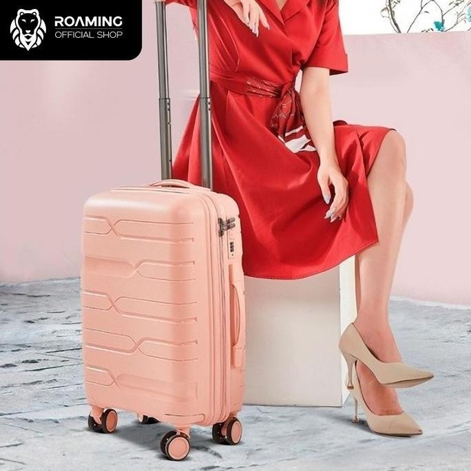 Grosir Roaming Koper Pp005 Cabin Size 20 Inch Sd Bagasi Size 28 Inch Tsa Lock 4 Roda 360 Rotasi Anti