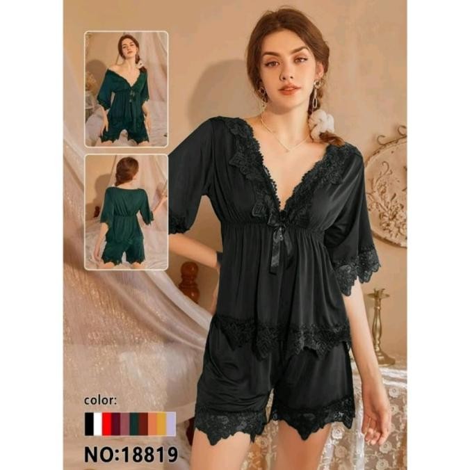 

Lingerie Setelan Celana Spandex Import Premium Lembut-Baju Tidur Original