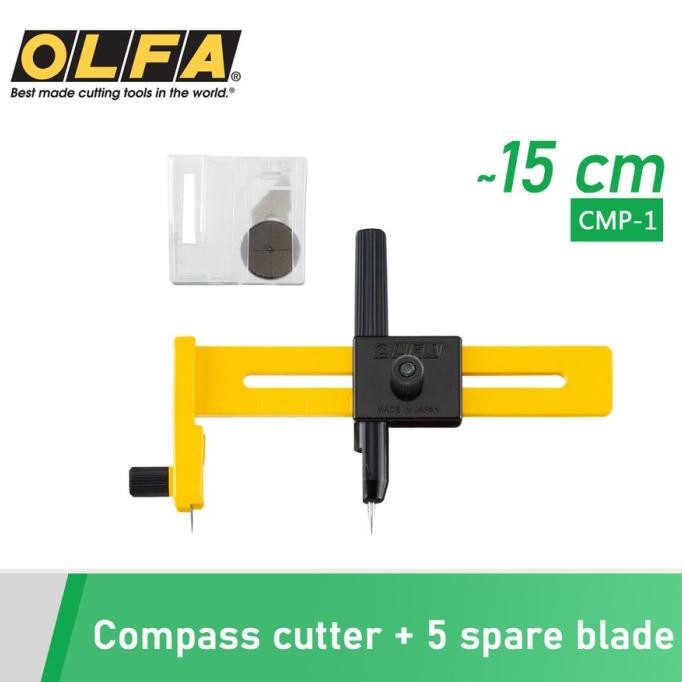 

SIAP KIRIM CIRCLE CUTTER MEMOTONG LINGKARAN 1CM ~ 15CM CMP-1 OLFA JAPAN