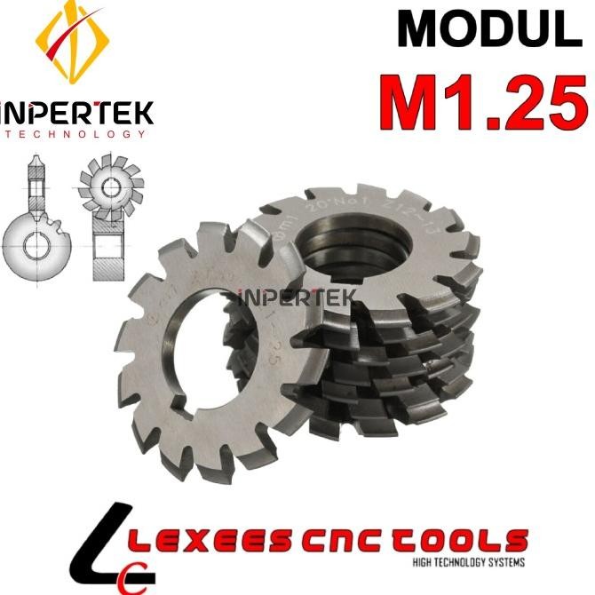 

SIAP KIRIM GEAR INVOLUTE CUTTER MODUL 1.25 CUTTER MODUL PEMBUAT GEAR MODUL 1.25