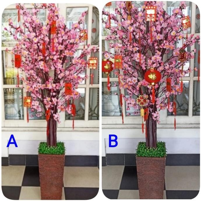 

Pohon Hiasan Imlek Meihoa Sakura Angpao 160Cm Original