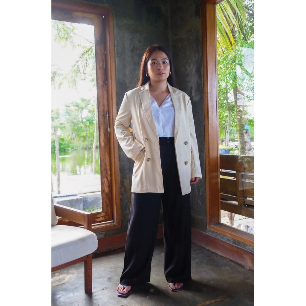 Murah Kivee - Merskha Blazer Big Size  / Blazer Jumbo Wanita