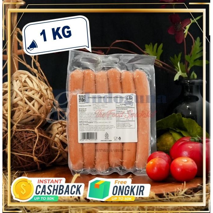 

SIAP KIRIM SOSIS AYAM KEJU EL PRIMO / CHICKEN CHEESE SAUSAGE 1KG