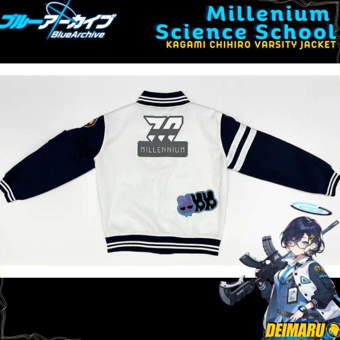 Sale Jaket Cosplay Varsity Kagami Chihiro Millenium Blue Archive Unisex Ani