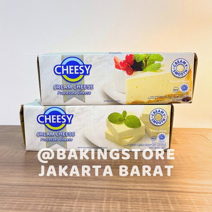 

SIAP KIRIM CHEESY CREAM CHEESE 1,9 KG PROCESSED CREAM CHEESE | KRIM KEJU 1900 GR