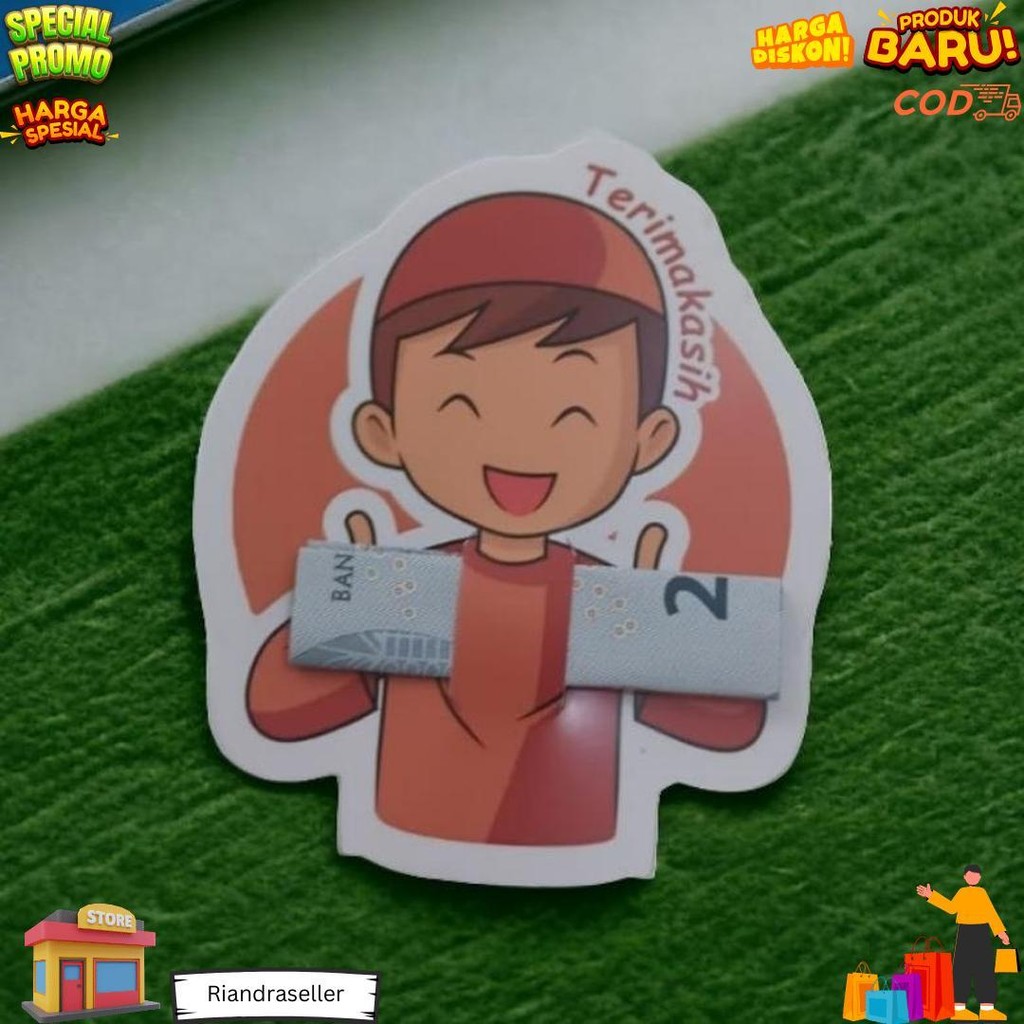 

(Isi 10 Pcs) Amplop Lebaran /Amplop Karakter /Amplop Karakter Idul Fitri/Amplop Angpao Uang Diselip D Termurah