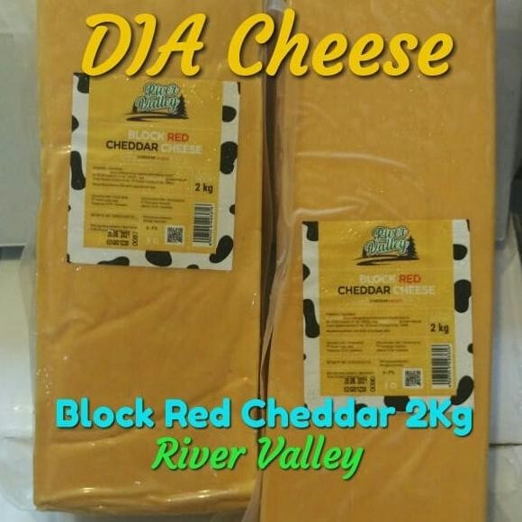 

SIAP KIRIM KEJU BLOCK RED CHEDDAR 2 KG RIVER VALLEY - ORIGINAL