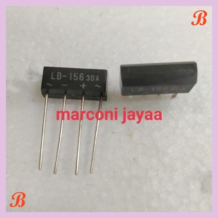 | MRC | LB156 BRIDGE RECTIFIER DIODA 1,5A 600V KOTAK