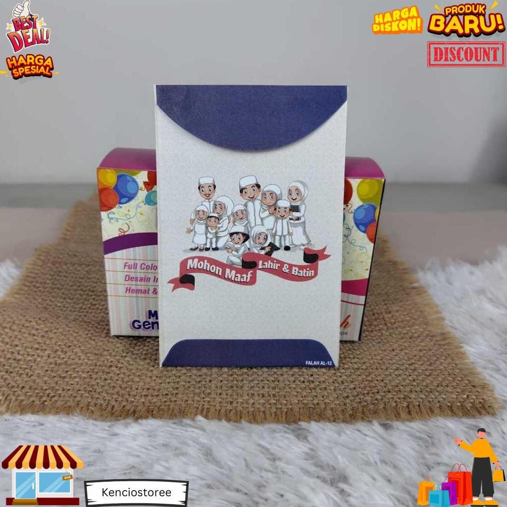 

Amplop Lebaran Falah Kode Al 12 Isi 50 Pcs / Amplop Cantik / Amplop Lucu / Amplop Lebaran Bisa Ecer D Gratis Ongkir