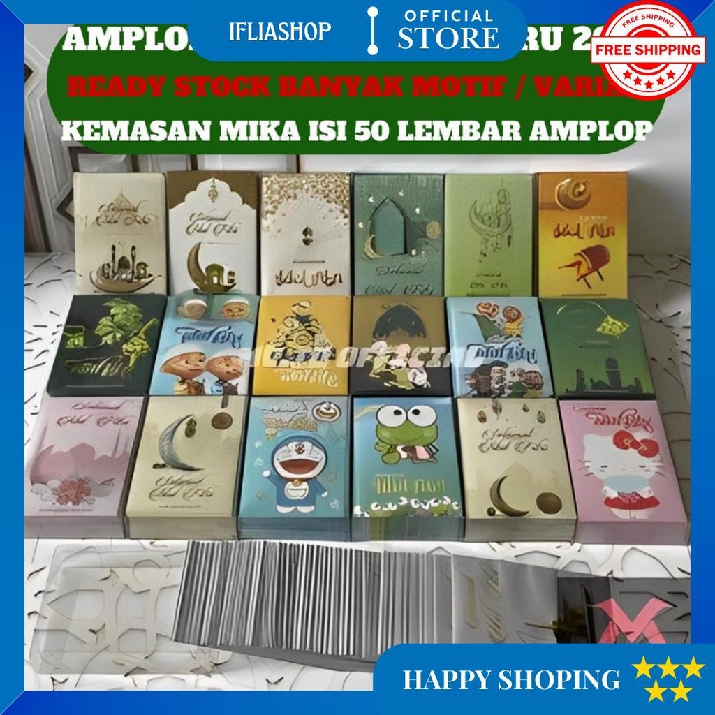 

Amplop Lebaran Idul Fitri (Isi 50 Lembar) Amplop Karakter Angpao Thr Gift Lebaran Hari Raya Eid Mubarak Terbaru D Ramadhan Sale