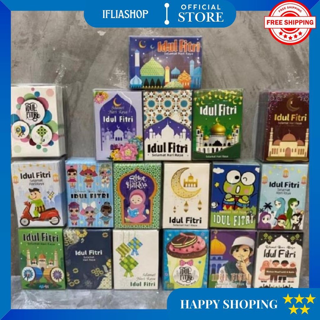 

Amplop Lucu Lebaran Idul Fitri Isi 50 Lembar Per Box/ Angpao Thr Eid Mubarak D Promo Puncak