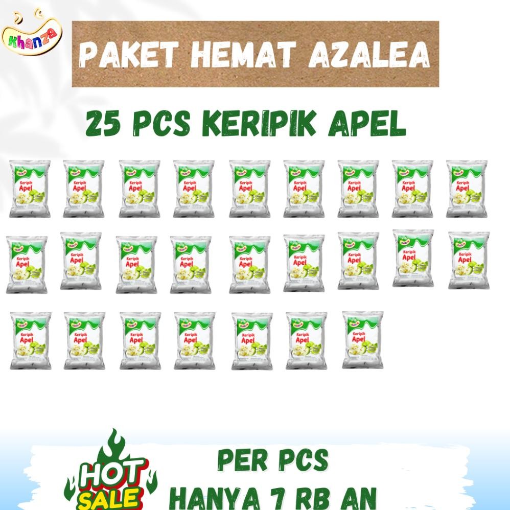 

Paket Hemat "Azalea" 10 Pcs 25 Pcs Keripik Buah Nangka Apel Mix Fruit Mix Sayur Limited