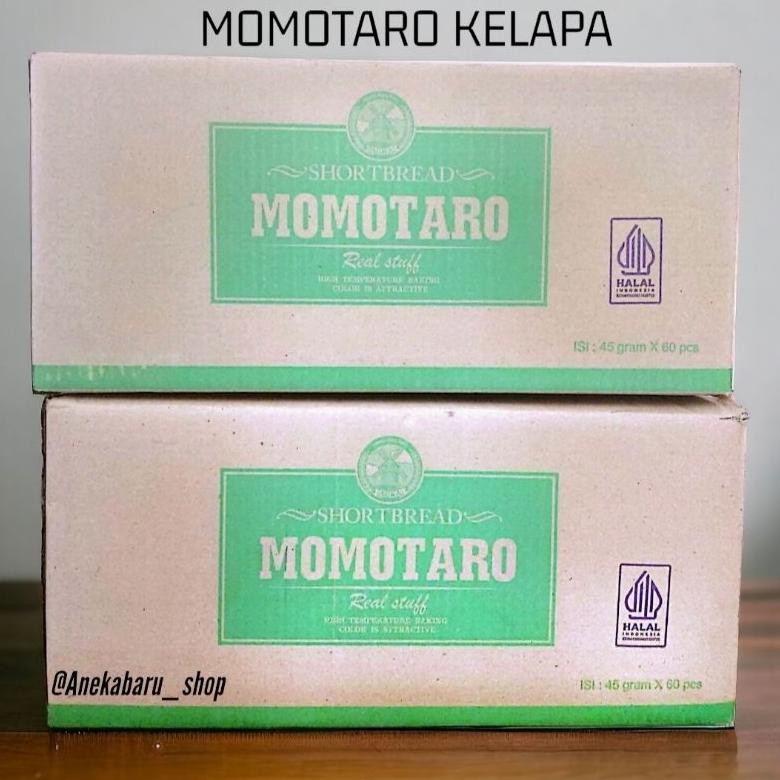 

(1 Dus/60 Pcs ) Momotaro Kukis Shortbread 45Gr By Aoka Ready Stock