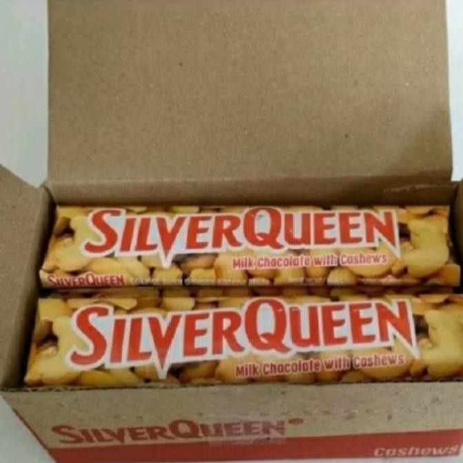 

Sale Silverqueen 25 Gram 1 Box Isi 10 Cashew, Almond Fruit Nut