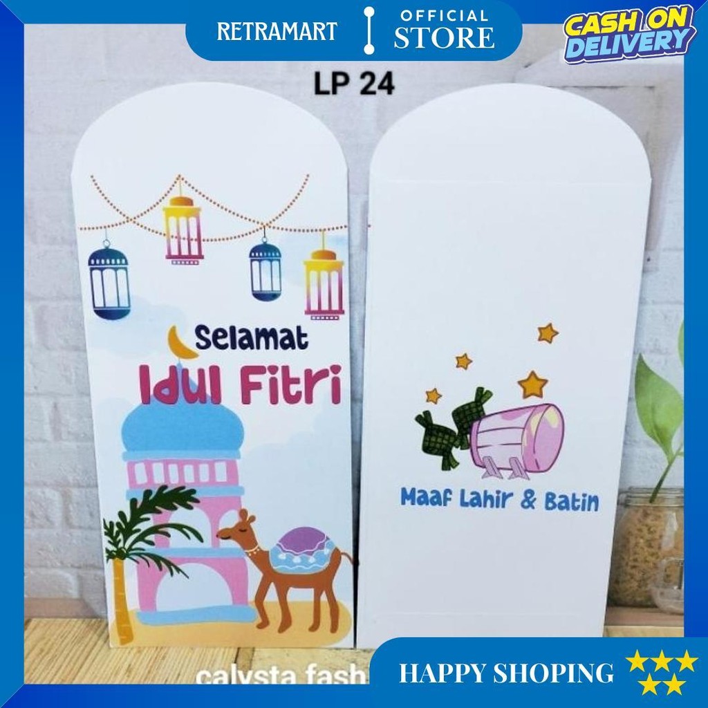 

Amplop Angpao Idul Fitri/Lebaran Panjang Isi 100 Lbr D Cod