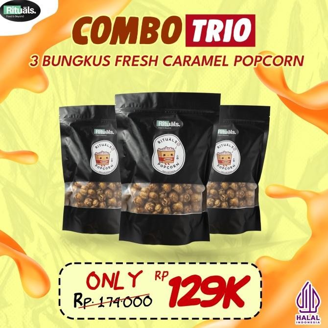 

Grosir [Combo Trio] 3 Bungkus Rituals Popcorn Caramel Large