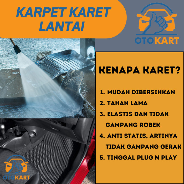 Karpet Lantai Avanza Karet / Karpet Mobil Karet All New Veloz 1 Set {TerlarisBest Seller}