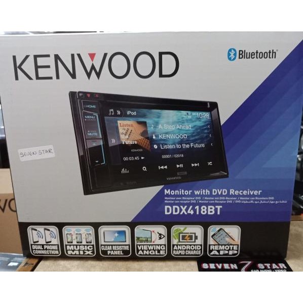 Promo Kenwood Ddx418Bt - Kenwood Ddx 418Bt - New Kenwood Ddx 418 - Ddx418