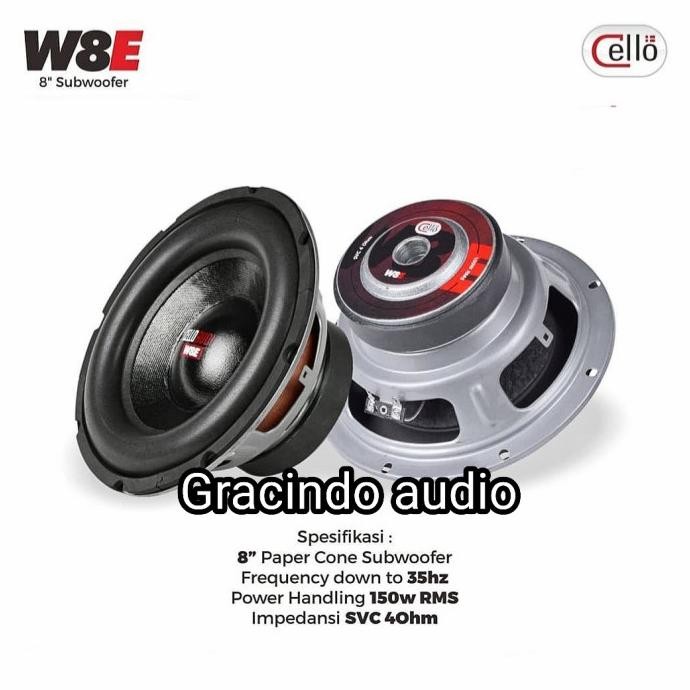 Promo Subwoofer Cello W8E 8Inch Oem Pasive Box Pnp Toyota Raize