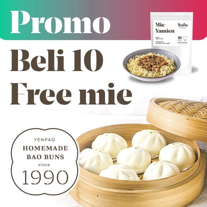 

Sale Promo Spesial / Beli 12 Pao Gratis Mie Frozen / Yen Pao Halal