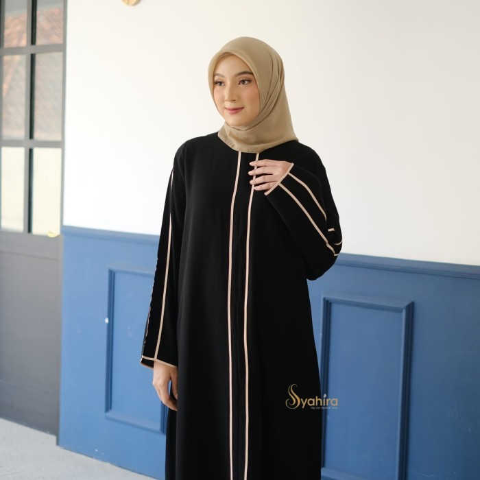 gamis abaya hitam 2024 ukuran jumbo ld up 140