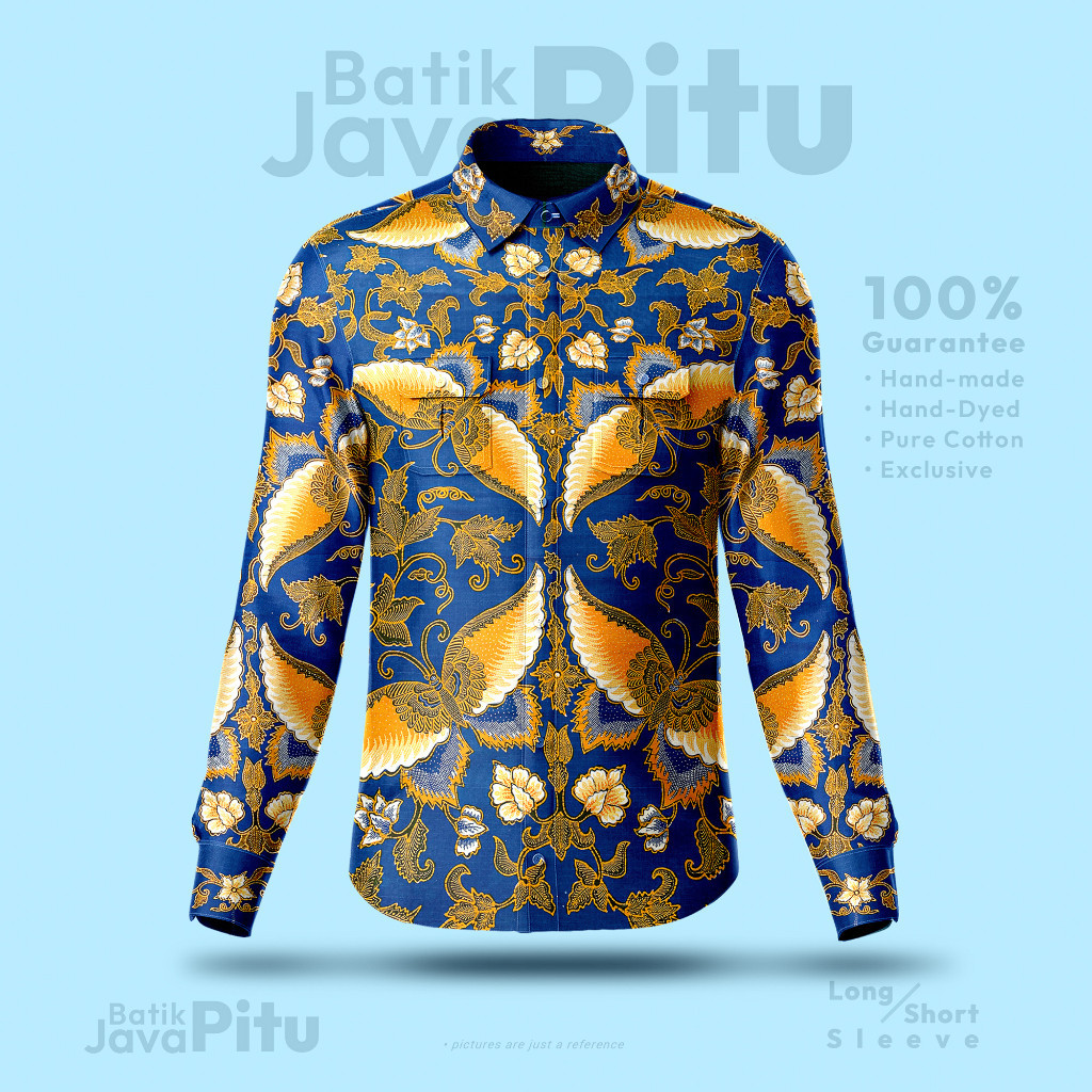 JavaPitu -  Hokokai : Kemeja Batik Tulis Pria