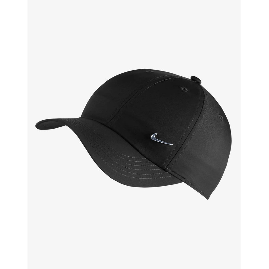 Nike Youth Heritage86 Metal Swoosh cap Black AV8055-010 Topi Original