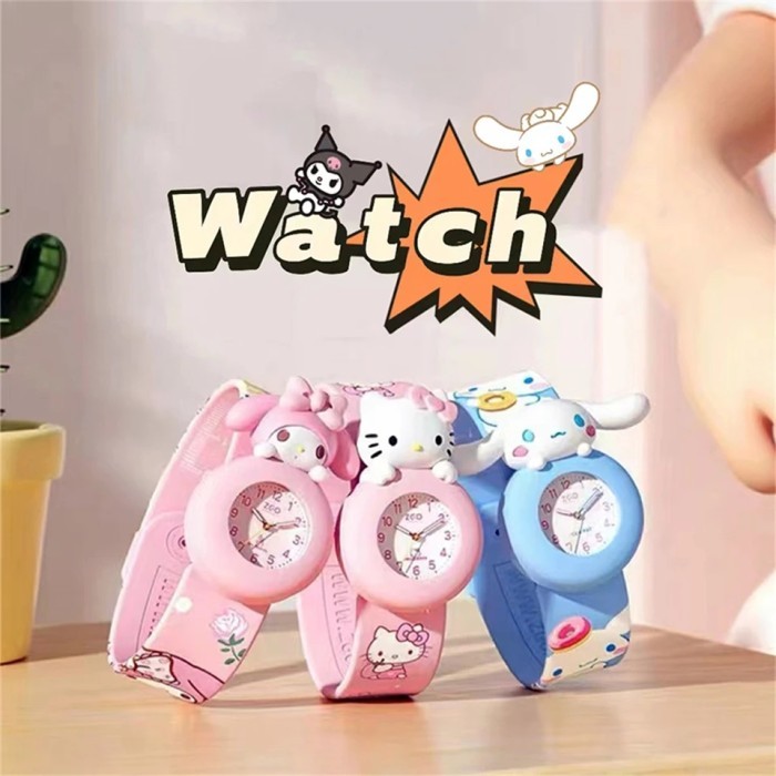 Original Sanrio Hellokitty Joint Zgo Anime Watch Kawaii Luminous Point