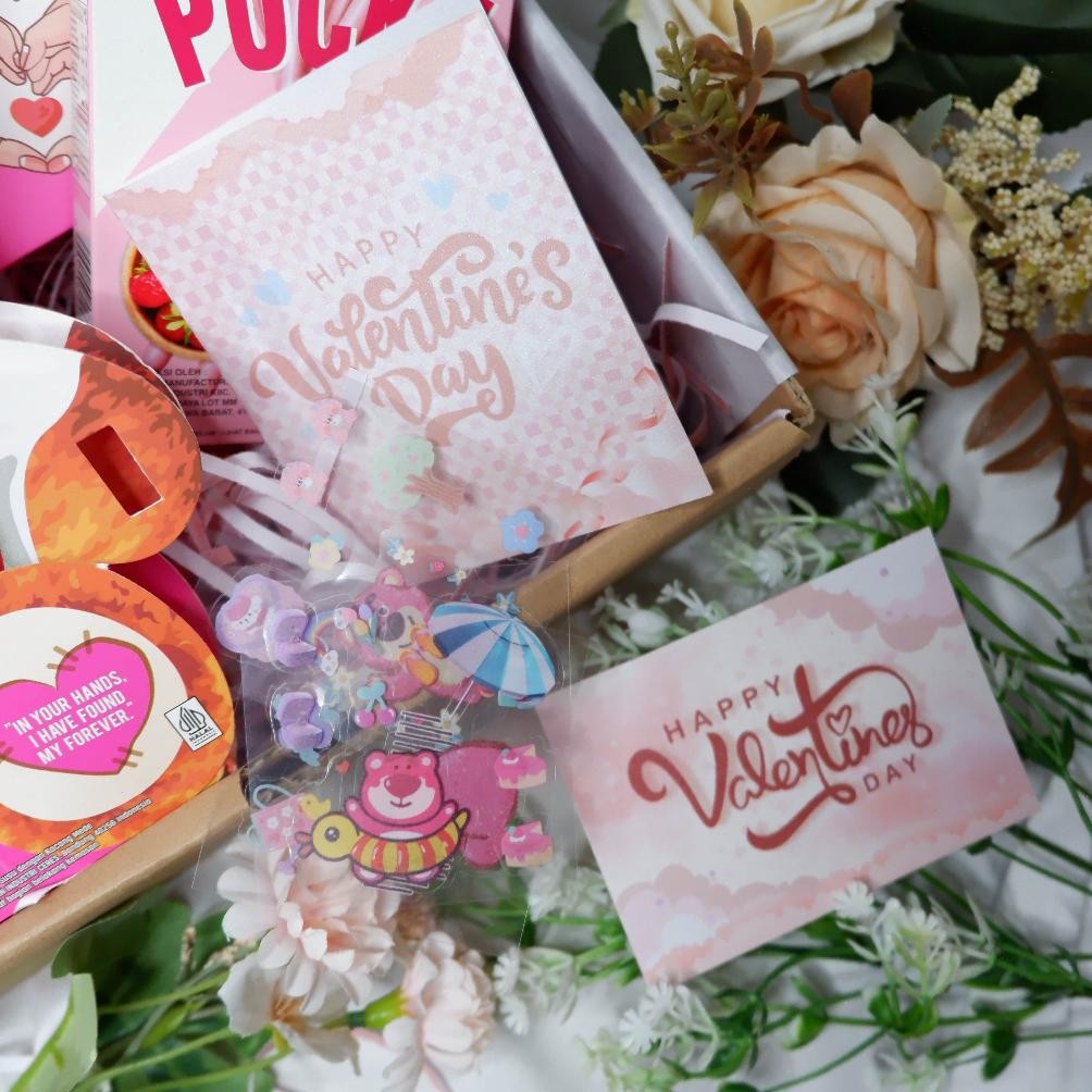 

TERMURAH Kado Valentine / Gift Box Valentine / Kado Ulang Tahun Cewek/ Valentine 2025 / SilverQueen Bear n.-150