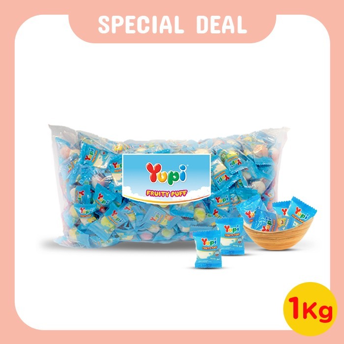 

Sale Yupi Fruity Puff Iwp 1000 Gram