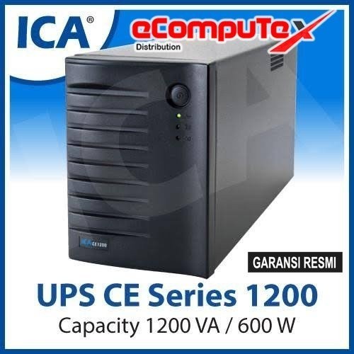 UPS ICA CE-1200 CE1200 1200VA / 600 WATT UPS KOMPUTER GARANSI RESMI