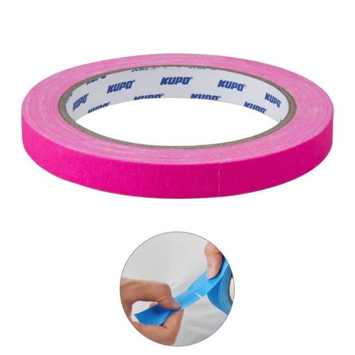 

KUPO GAFFA CLOTH SPIKE TAPE MULTI COLOR 5 ROLL - 12MM X 15YARD LENGTH