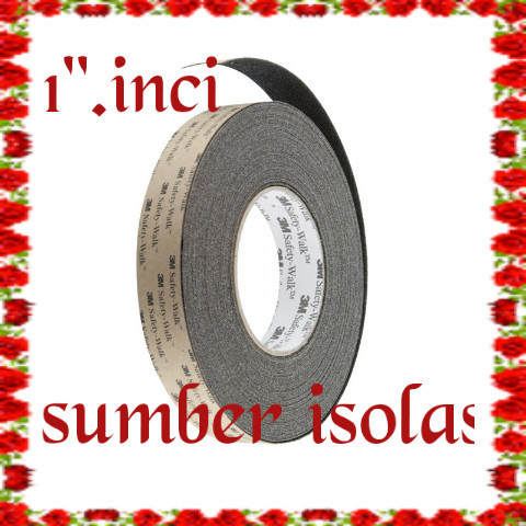 

3M LAKBAN ANTI SLIP 610 BLACK ISOLASI 1INCI/ SAFETY WALK 610 BLACK 1