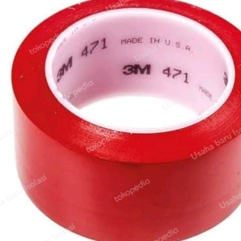 

3M 471 MERAH FLOR MARKING LAKBAN LANTAY SIZE 2IN33M
