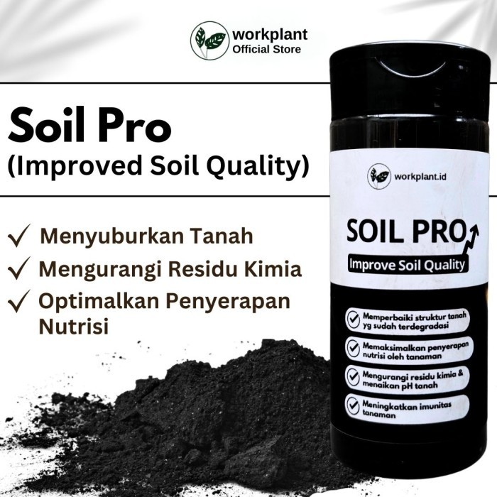 Soil Pro - Asam Humat Serbuk Pembenah Tanah Tanaman Hias