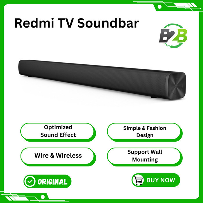 TERLARIS Mi REDMI TV SOUNDBAR - Wireless Bluetooth Audio