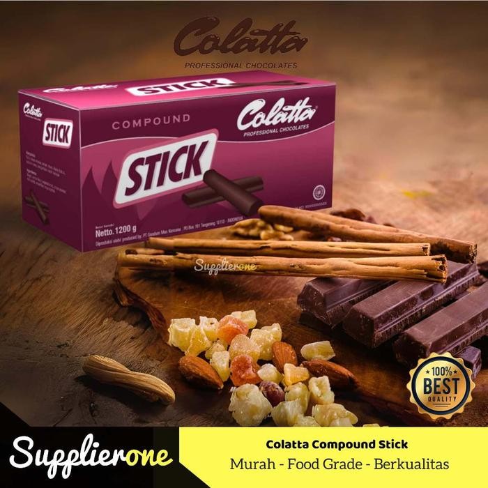 

Viral Collata Compound Stick / Colatta / Collata Dark Chocolate / Coklat Collata / Coklat Batang
