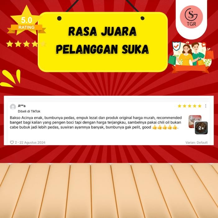 

Produk Terbaru Paket Bundling 5 Bungkus Baso Aci Tulang Rangu Isi 15 Instan Bumbu Lengkap Pedas Food