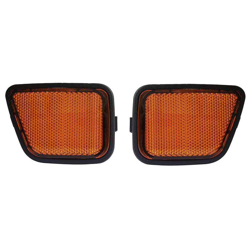 KYH Amber/Smoke  Front Bumper Side Marker Reflector For 1997 1998 1999 2000 2001 Honda CR-V CRV
