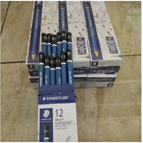 

Promo Promo Pensil Staedtler 2B Pensil Ujian Per Pack 12Pcs Termurah