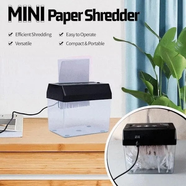 

Alat Penghancur Kertas Dokumen Nota Elektrik USB-Pencacah Dokumen