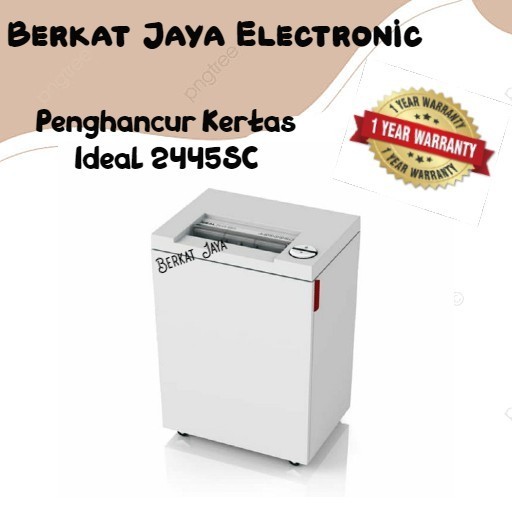 

PROMO! Mesin Penghancur Kertas IDEAL 2445 ( Pengganti Ideal 2360 )