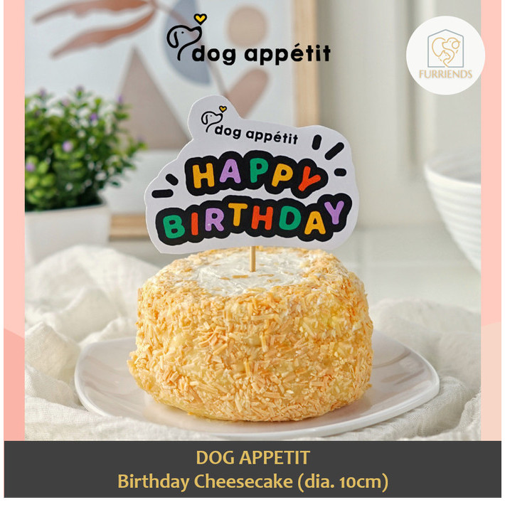 

Dog Appetit Birthday Cheesecake Dog Cake Kue Ulang Tahun Anjing Keju