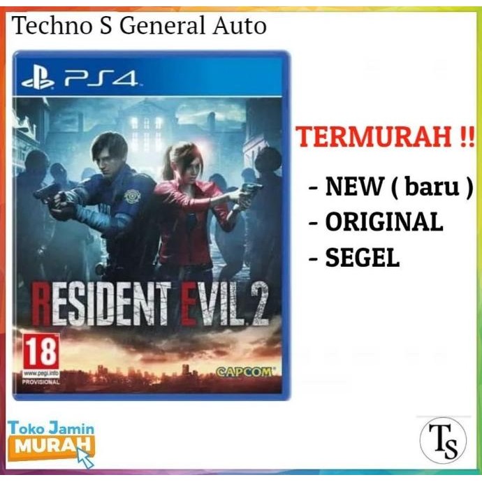 Sale PS4 Resident Evil 2 Original Baru - Kaset CD PS 4 resident Evil 2