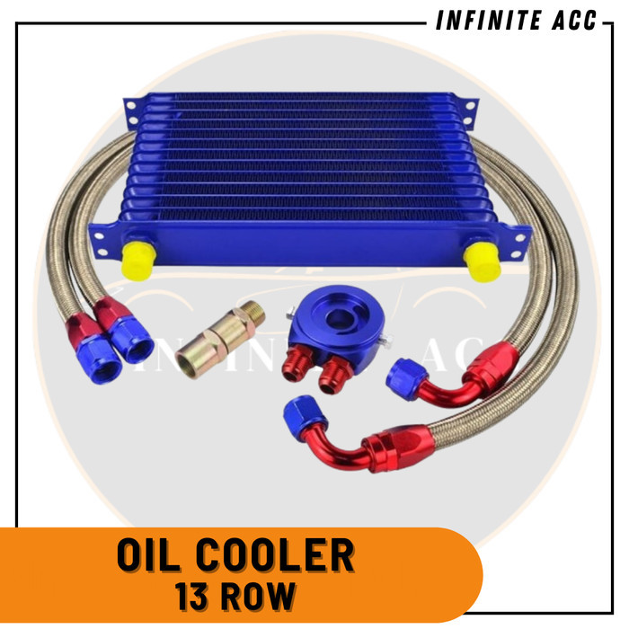 Oil Cooler 13 row Universal mobil racing