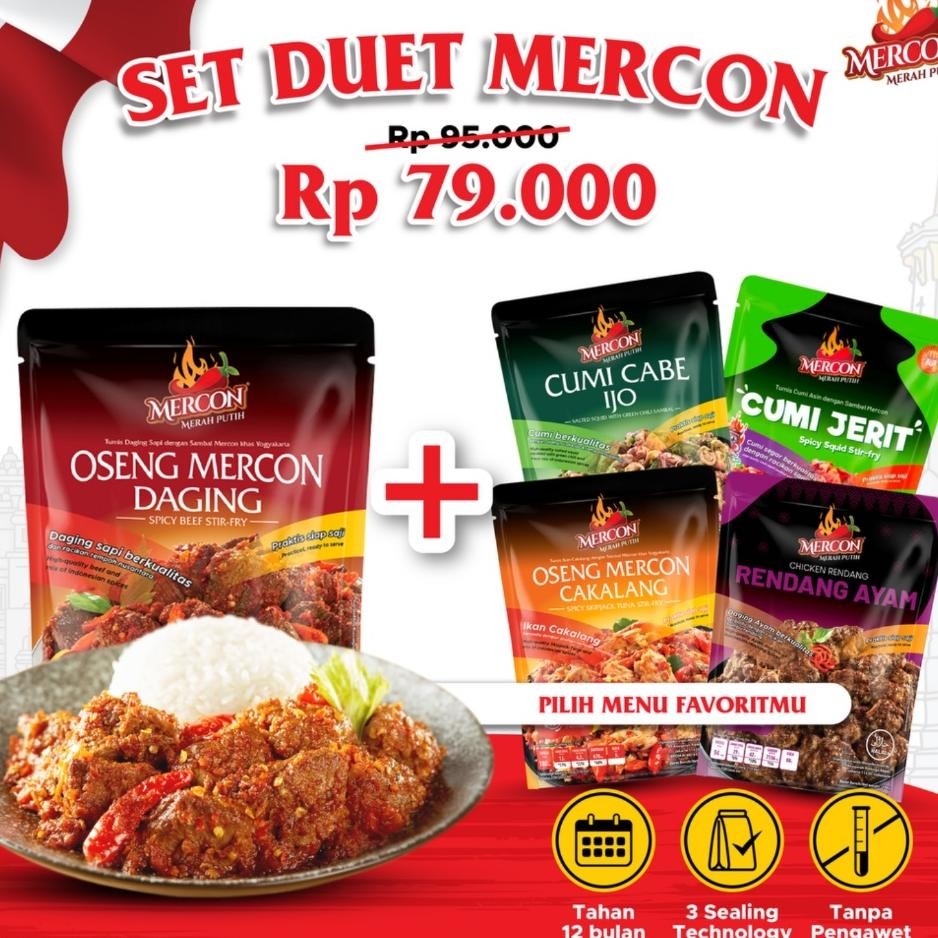 

Mercon Merah Putih Et Duet Mercon Oeng Mercon Daging Cu Jerit Cu Cabe Ijo Oeng Mercon Caalang Rendang Ayam