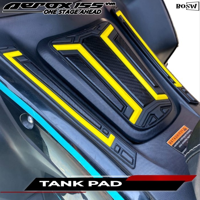 Tankpad Aerox 155 Connected Bosw Aksesoris Tankpad Bahan Karet
