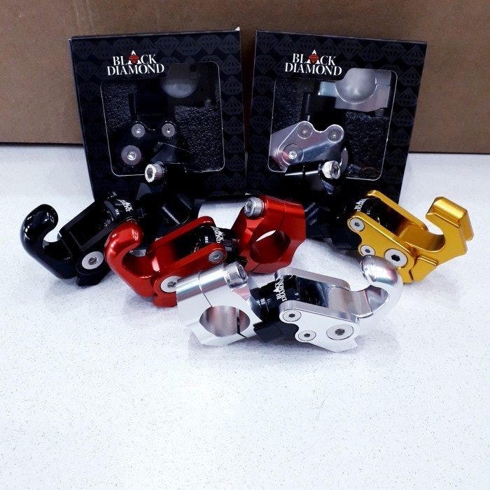 Gantungan Barang Stang Honda Adv 150 Pcx Lokal Black Diamond