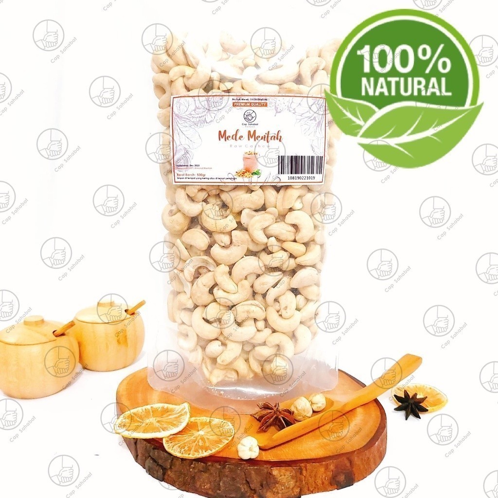

Mede Mentah / Raw Cashew / Rempah / JSR 100% PREMIUM QUALITY