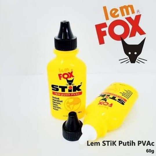 

Spesial Lem Fox Stick 60G Lem Putih Pvac (1 Pack 12 Pcs)